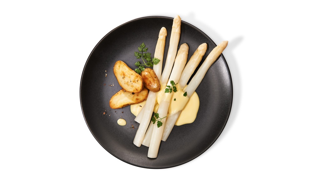 Spargel mit Hollandaise