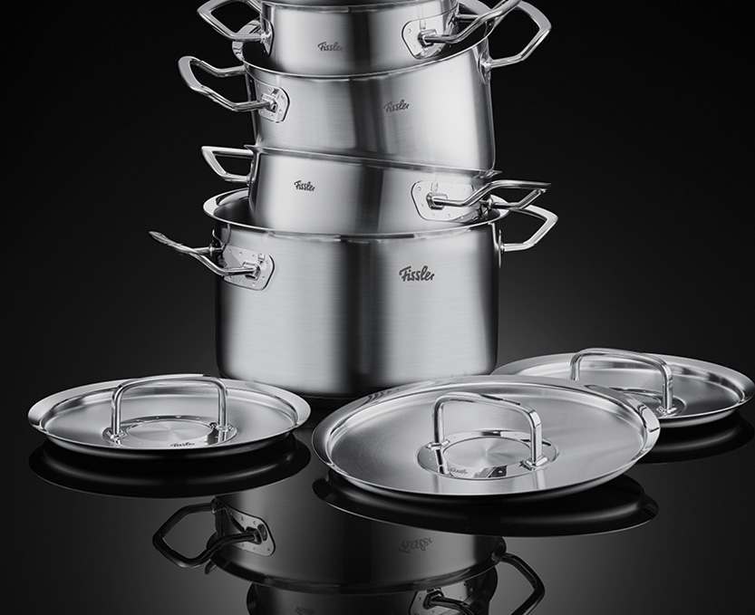 Buy glass and stainless steel pot lids, Fissler®