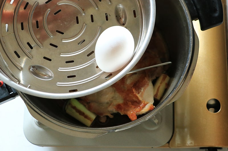 鶏もも肉とねぎのうま煮手順2