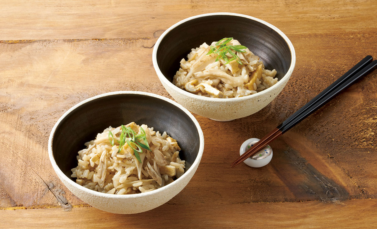 食材の旨みがしみこんだ炊き込みご飯も、時短であっという間に美味しくもちもちに炊き上げます