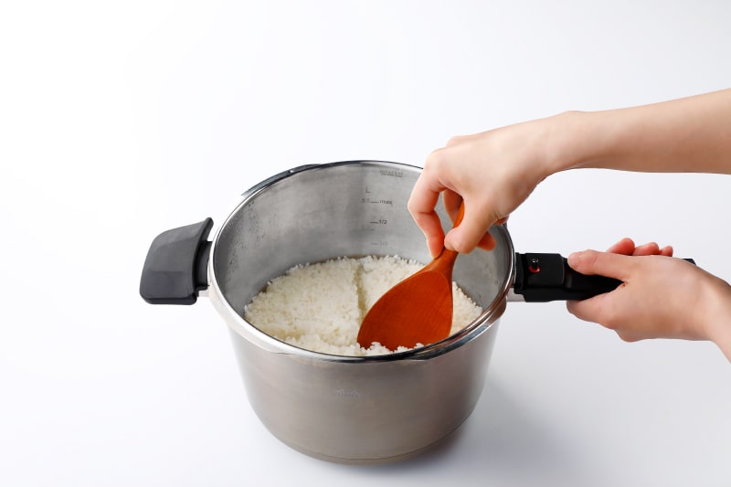 浸水なしの白いご飯